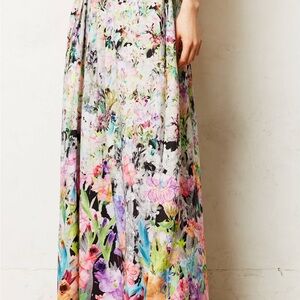 Ranna Gill Multicolor Floral Maxi Skirt